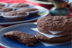Double Coconut Chocolate Macaroons recipe for the Jewish holiday of Passover or Pesach